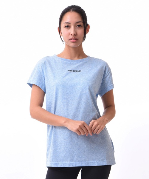 NEW BALANCE(ニューバランス)の「Relentless ショートスリーブTシャツ(Tシャツ/カットソー・レディース・ライトブルー/ライラック・X-LARGE/MEDIUM/SMALL/LARGE)」の2枚目の写真
