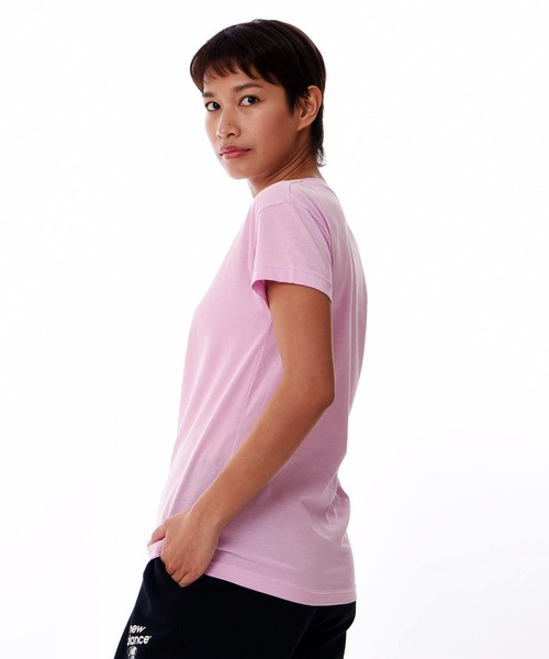 NEW BALANCE(ニューバランス)の「Relentless ショートスリーブTシャツ(Tシャツ/カットソー・レディース・ライトブルー/ライラック・X-LARGE/MEDIUM/SMALL/LARGE)」の7枚目の写真
