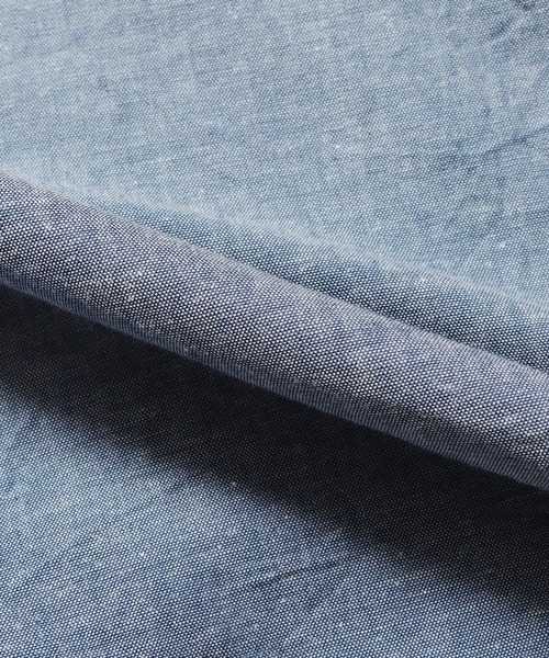 SERO(セロ)の「SERO/セロ B.D WIDE SHIRT CHAMBRAY シャンブレーシャツ オーバーサイズ(シャツ/ブラウス・メンズ・インディゴブルー・15 /16)」の9枚目の写真