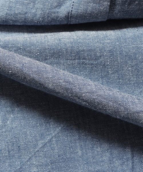 SERO(セロ)の「SERO/セロ B.D WIDE SHIRT CHAMBRAY シャンブレーシャツ オーバーサイズ(シャツ/ブラウス・メンズ・インディゴブルー・15 /16)」の14枚目の写真