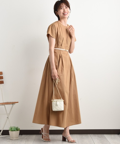 ＴＣタイプライターウエストタックワンピース