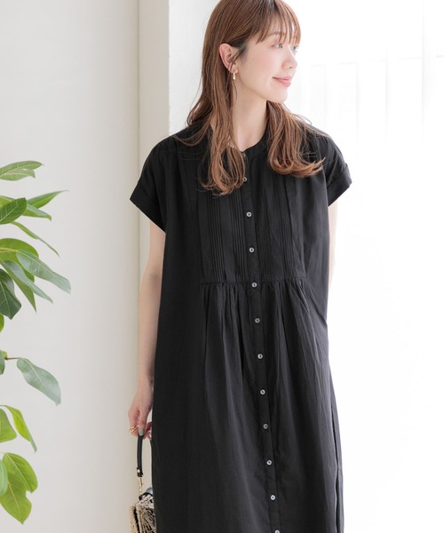 URBAN RESEARCH Sonny Label(アーバンリサーチサニーレーベル)の「エアリーコットンピンタックワンピース(ワンピース・レディース・ブラック/ブルー系その他/パープル系その他/グレー・FREE)」の17枚目の写真