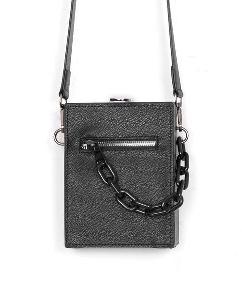 Figments（フィグメンツ）の「ボックスミニショルダーバッグ（ショルダーバッグ・レディース・ブラック・FREE）」の4枚目の写真