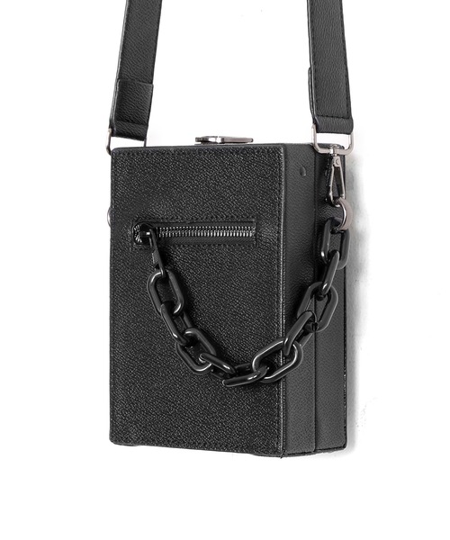 Figments（フィグメンツ）の「ボックスミニショルダーバッグ（ショルダーバッグ・レディース・ブラック・FREE）」の5枚目の写真