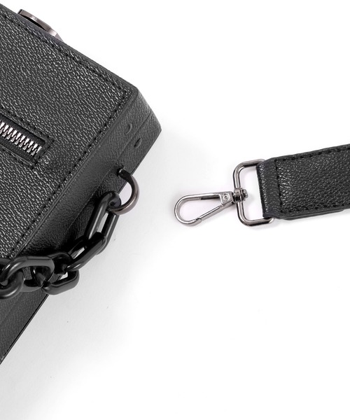 Figments（フィグメンツ）の「ボックスミニショルダーバッグ（ショルダーバッグ・レディース・ブラック・FREE）」の8枚目の写真