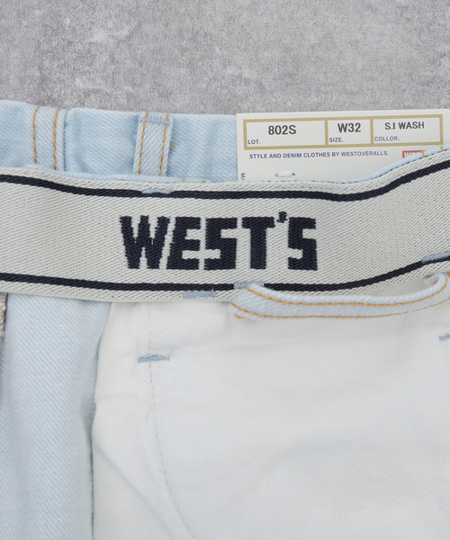 WESTOVERALLS（ウエストオーバーオールズ）の「【WESTOVERALLS / ウェストオーバーオールズ】802S DENIM（デニムパンツ・メンズ・ライトブルー・34/32）」の7枚目の写真