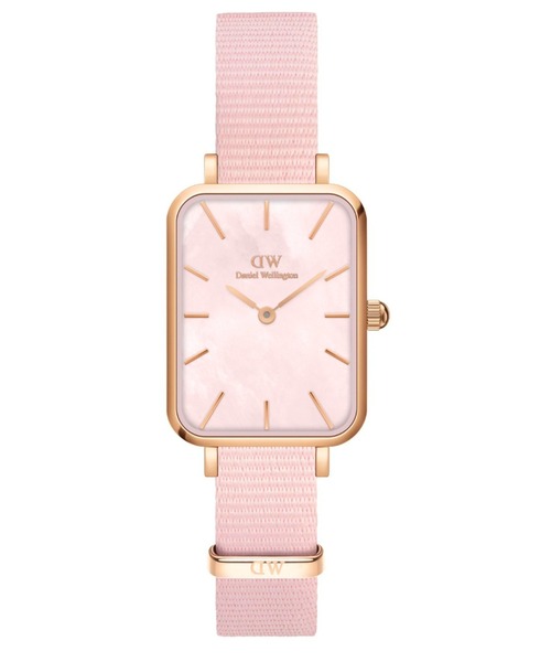 【新品】Daniel Wellington Quadro Coral 腕時計 Quadro Coral - Rectangular Women's Watch Pink | DW