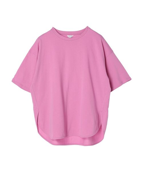 AMERICAN HOLIC（アメリカンホリック）の「抗菌防臭ラウンドテールカットプルオーバー（Tシャツ/カットソー・レディース・ピンク/イエロー/ブラック/オフホワイト/グレイッシュベージュ/ブルー・L/M）」の19枚目の写真