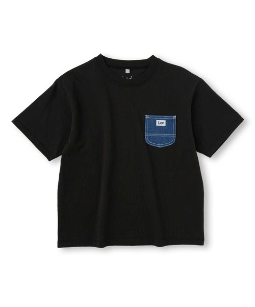 Lee（リー）の「【Lee】デニムポケットＴシャツ（Tシャツ/カットソー・キッズ・ブラック・120/130/140/160/105/150）」の6枚目の写真