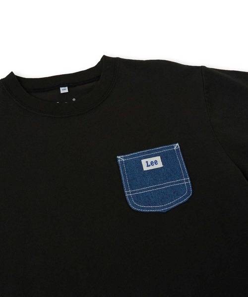 Lee（リー）の「【Lee】デニムポケットＴシャツ（Tシャツ/カットソー・キッズ・ブラック・120/130/140/160/105/150）」の4枚目の写真