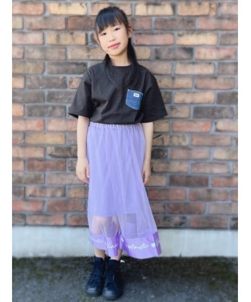 Lee（リー）の「【Lee】デニムポケットＴシャツ（Tシャツ/カットソー・キッズ・ブラック・120/130/140/160/105/150）」の17枚目の写真