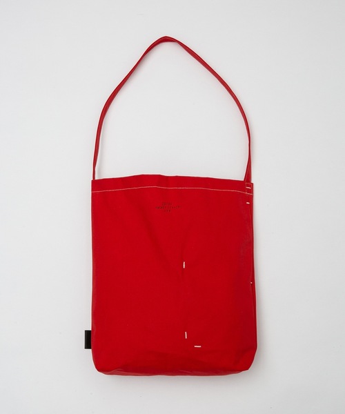 20/80（テゥエンティーエイティー）の「【20/80】トゥエンティーエイティー/ CANVAS #11 SHOULDER BAG WITH SIDE POCKET（ショルダーバッグ・レディース・ホワイト/ブラック/レッド系その他・FREE）」の3枚目の写真