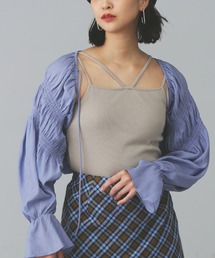 FREE'S MART | 【ベージュカラーWEB限定】◆ショート丈ボレロブラウス(カーディガン/ボレロ)