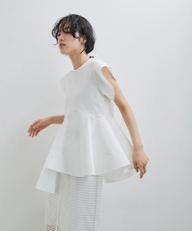 ADAM ET ROPE' | フリルペプラムカットソー(Tシャツ/カットソー)