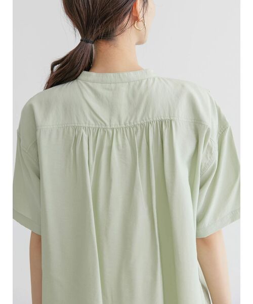 AMERICAN HOLIC（アメリカンホリック）の「フロントフリルブラウス（シャツ/ブラウス・レディース・オレンジ/アイボリー/ミント/ネイビー・M/L）」の12枚目の写真