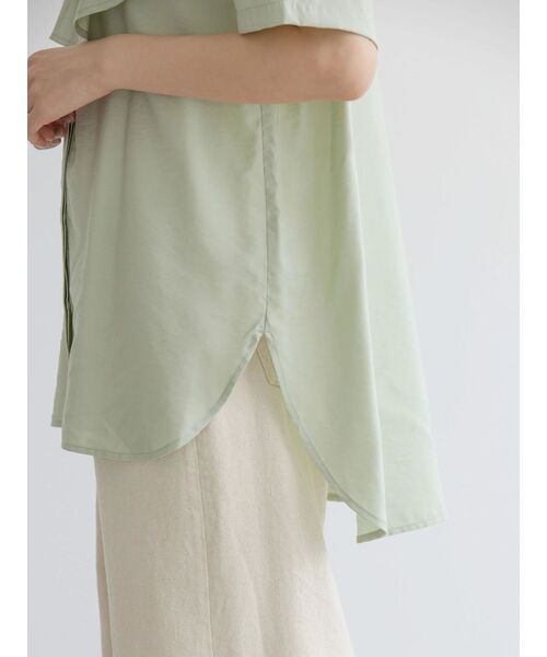 AMERICAN HOLIC（アメリカンホリック）の「フロントフリルブラウス（シャツ/ブラウス・レディース・オレンジ/アイボリー/ミント/ネイビー・M/L）」の13枚目の写真