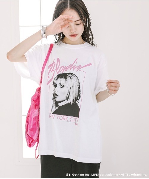 mystic(ミスティック)の「LIFE Tシャツ(Tシャツ/カットソー・レディース・ブラウン/グレー/ピンク・FREE)」の1枚目の写真