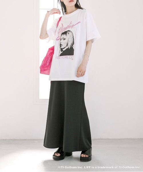mystic(ミスティック)の「LIFE Tシャツ(Tシャツ/カットソー・レディース・ブラウン/グレー/ピンク・FREE)」の18枚目の写真