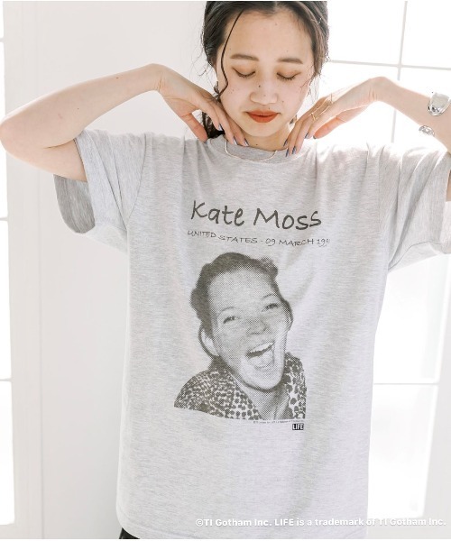 mystic(ミスティック)の「LIFE Tシャツ(Tシャツ/カットソー・レディース・ブラウン/グレー/ピンク・FREE)」の13枚目の写真