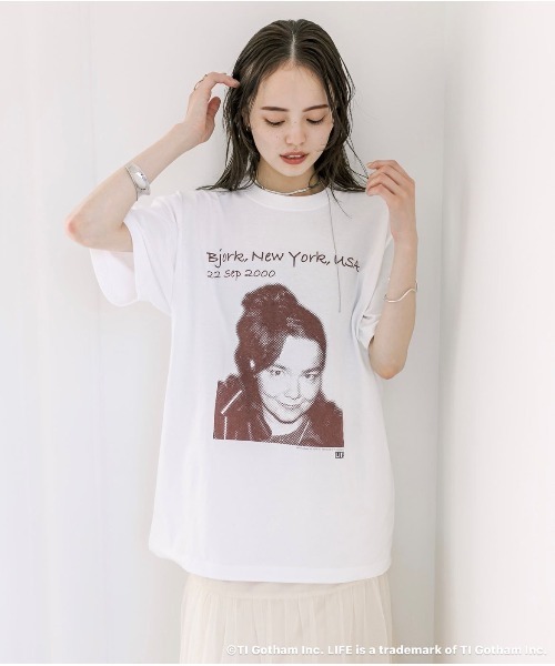 mystic(ミスティック)の「LIFE Tシャツ(Tシャツ/カットソー・レディース・ブラウン/グレー/ピンク・FREE)」の15枚目の写真