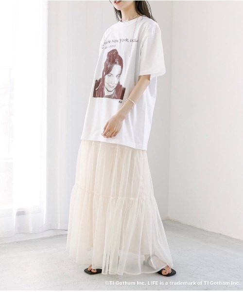 mystic(ミスティック)の「LIFE Tシャツ(Tシャツ/カットソー・レディース・ブラウン/グレー/ピンク・FREE)」の17枚目の写真
