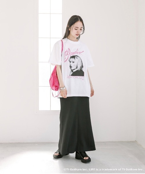 mystic(ミスティック)の「LIFE Tシャツ(Tシャツ/カットソー・レディース・ブラウン/グレー/ピンク・FREE)」の12枚目の写真