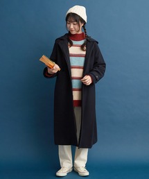 bulle de savon（ビュルデサボン）の「ウール/ヘリンボンチェック