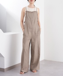 SHENERY | ヘリンボンリネンサロペット(サロペット/オーバーオール)