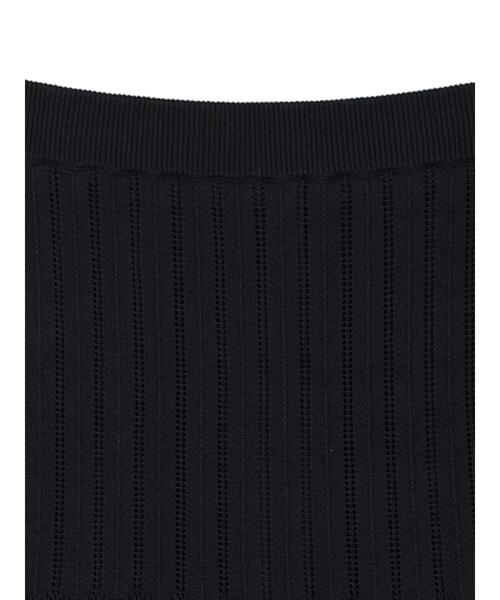 AMERICAN HOLIC（アメリカンホリック）の「透かし編みニットスカート（スカート・レディース・オフホワイト/ネイビー・L/M）」の22枚目の写真