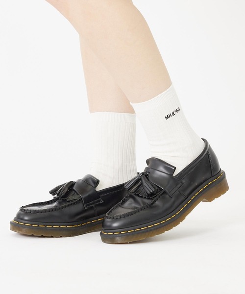 MILKFED.(ミルクフェド)の「BASIC LOGO SOCKS(ソックス/靴下・レディース・チャコール/ベージュ/ライトピンク/ホワイト・ONE SIZE)」の8枚目の写真