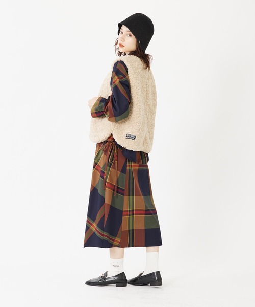 MILKFED.(ミルクフェド)の「BASIC LOGO SOCKS(ソックス/靴下・レディース・チャコール/ベージュ/ライトピンク/ホワイト・ONE SIZE)」の9枚目の写真