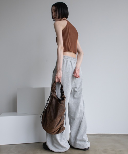 VACANCY(ヴァカンシー)の「ドロストラメトートバッグ(トートバッグ・レディース・シルバー/ブラウン/グリーン/ダークブルー/レッド/ブラック・FREE)」の15枚目の写真