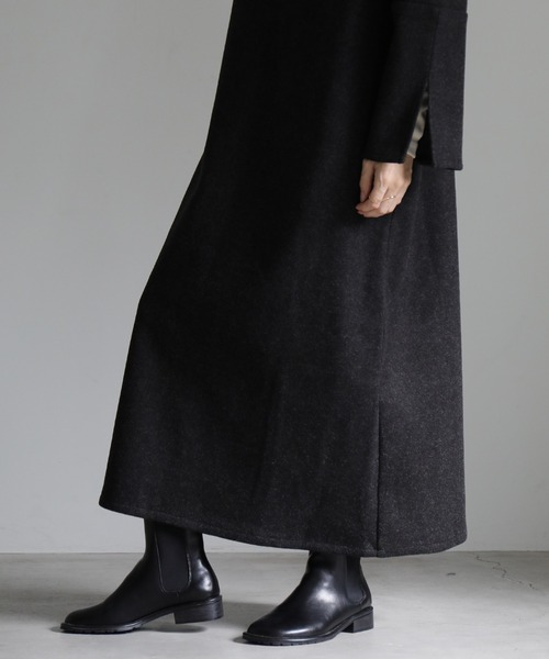 select MOCA(セレクトモカ)の「キーネックスリットスリーブワンピース(ワンピース・レディース・カーキオリーブ/ブラック/グレイッシュベージュ・FREE)」の17枚目の写真