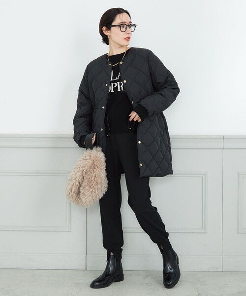 TAION×LIMONTA EAST×NOLLEY'S ノーカラーダウンコート セール】◇【WEB限定】【TAION×LIMONTA EAST】別注ウエスト