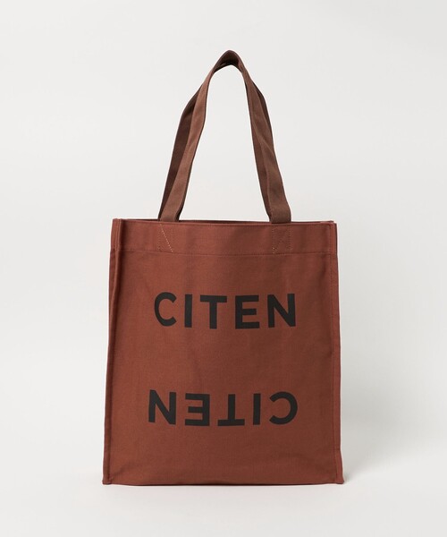 CITEN＞ロゴ ステートメント プリントバッグ（トートバッグ