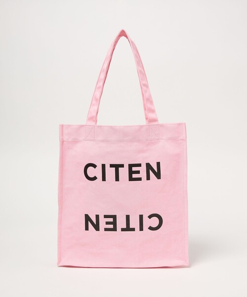CITEN(シテン)の「<CITEN>ロゴ ステートメント プリントバッグ(トートバッグ・レディース・ホワイト/ライトグレー/ブラック/コバルトブルー/その他1/イエロー/ケリーグリーン/ワインレッド/ライトブルー/ターコイズブルー/レッド/ブラウン系/ライトピンク・FREE)」の10枚目の写真