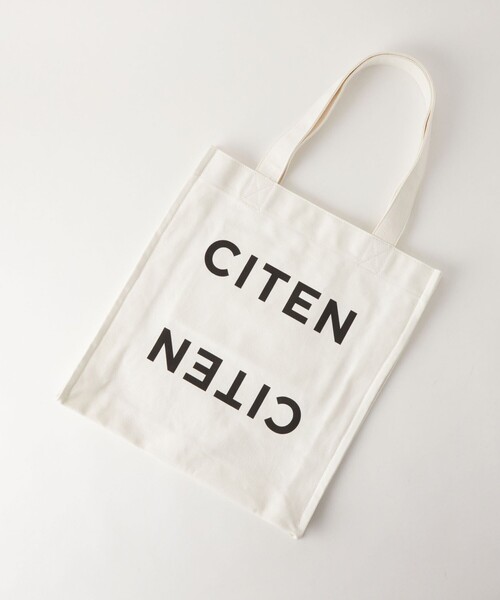 CITEN(シテン)の「<CITEN>ロゴ ステートメント プリントバッグ(トートバッグ・レディース・ホワイト/ライトグレー/ブラック/コバルトブルー/その他1/イエロー/ケリーグリーン/ワインレッド/ライトブルー/ターコイズブルー/レッド/ブラウン系/ライトピンク・FREE)」の1枚目の写真
