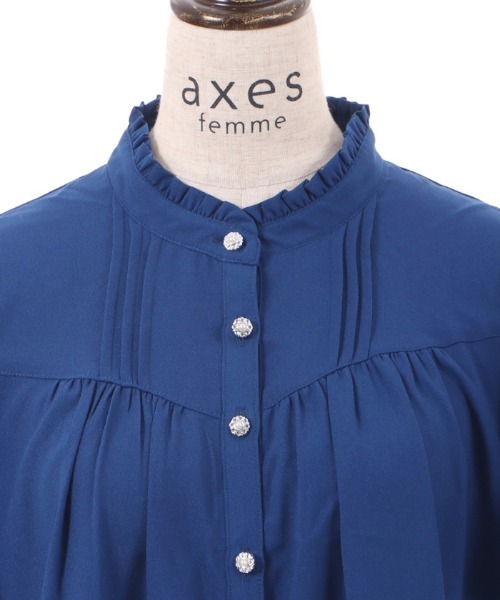 axes femme(アクシーズファム)の「裾レース切替チュニック(チュニック・レディース・ブルー/ブラック/パープル・FREE)」の18枚目の写真