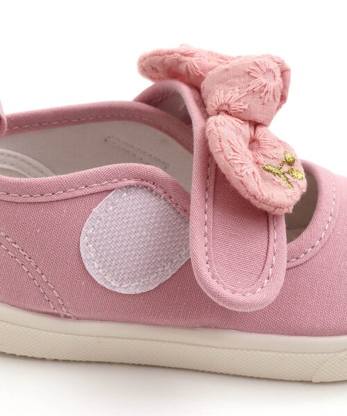 apres les cours（アプレレクール）の「リボン付きパンプス風スニーカー（スニーカー・キッズ・ブラック/ピンク/ベージュ・18/17/19/14/16/15 ）」の9枚目の写真