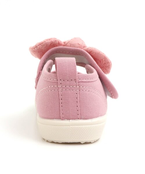 apres les cours（アプレレクール）の「リボン付きパンプス風スニーカー（スニーカー・キッズ・ブラック/ピンク/ベージュ・18/17/19/14/16/15 ）」の10枚目の写真