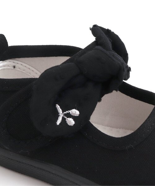 apres les cours（アプレレクール）の「リボン付きパンプス風スニーカー（スニーカー・キッズ・ブラック/ピンク/ベージュ・18/17/19/14/16/15 ）」の13枚目の写真