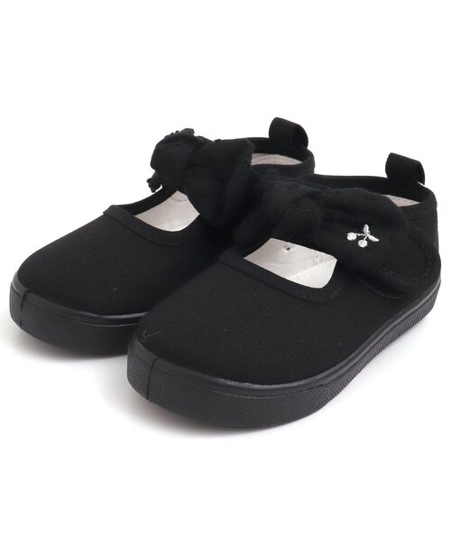 apres les cours（アプレレクール）の「リボン付きパンプス風スニーカー（スニーカー・キッズ・ブラック/ピンク/ベージュ・18/17/19/14/16/15 ）」の14枚目の写真