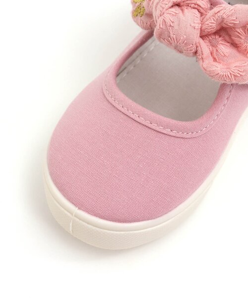 apres les cours（アプレレクール）の「リボン付きパンプス風スニーカー（スニーカー・キッズ・ブラック/ピンク/ベージュ・18/17/19/14/16/15 ）」の19枚目の写真