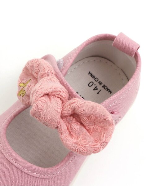 apres les cours（アプレレクール）の「リボン付きパンプス風スニーカー（スニーカー・キッズ・ブラック/ピンク/ベージュ・18/17/19/14/16/15 ）」の20枚目の写真