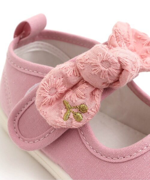 apres les cours（アプレレクール）の「リボン付きパンプス風スニーカー（スニーカー・キッズ・ブラック/ピンク/ベージュ・18/17/19/14/16/15 ）」の21枚目の写真