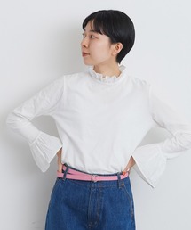 30/1天竺 ワッシャーブロードフリルプルオーバー