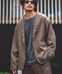 NULL（ヌル）の「【NULL】ポリ テーラードジャケット セットアップ対応（テーラードジャケット）」