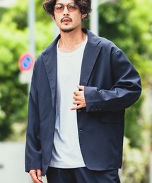 NULL（ヌル）の「【NULL】ポリ テーラードジャケット セットアップ対応（テーラードジャケット）」