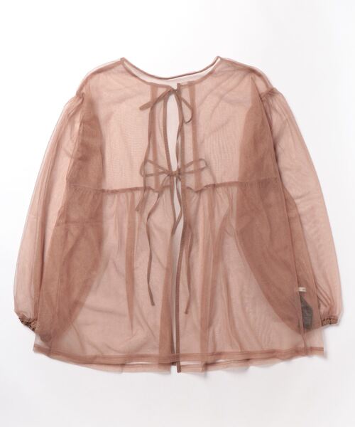 niko and...(ニコアンド)の「2WAYチュールカーディガンプルオーバー(カーディガン/ボレロ・レディース・モカ/ブラック/オフホワイト/チャコール・FREE)」の19枚目の写真