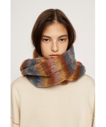 SLY | SHAGGY BORDER STOLE シャギー ボーダー ストール(ストール/ショール)